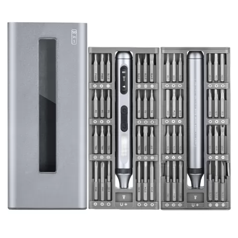 Juego de destornilladores eléctricos de precisión 50 en 1